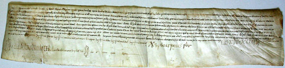 Donació de les rendes de lesglésia de Sant Miquel sa Cot a l'Hospital de Santa Caterina, feta per larxiprevere Guitart el dia 16 de setembre de 1009