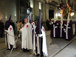 Setmana Santa 2018 a Girona. Processó del Sant Enterrament