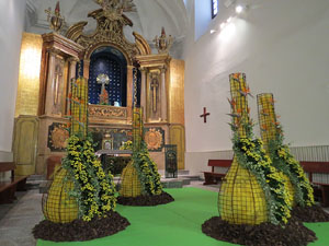Temps de Flors 2018. Muntatges i instal·lacions florals a la capella del Pilar de l'Església del Carme