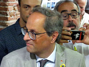 Inauguració de l'exposició '55 urnes per la Llibertat' a la Casa de la Catalanitat de Perpinyà