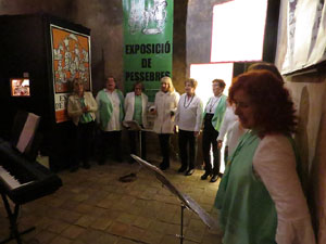 Nadal 2018 a Girona. Exposició de pessebres a la Carbonera, organitzada per l'Associació de Pessebristes de Girona