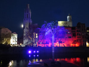 Nadal 2018 a Girona. VIBRA. Festa de la llum. Instal·lacions a diversos indrets de la ciutat
