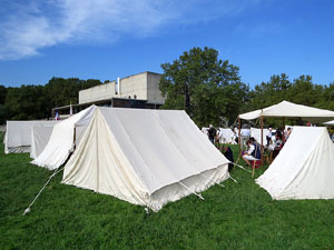 XI Festa Reviu els Setges Napoleònics de Girona. El campament napoleònic al Parc de les Ribes del Ter