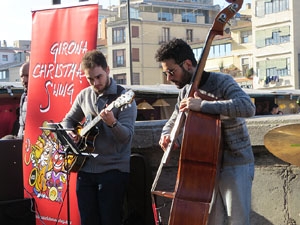 Nadal 2019 a Girona. Girona Christmas Swing amb Counting Off a la Rambla de la Llibertat