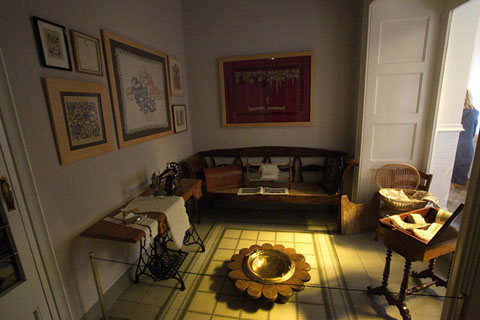 Una de les habitacions de la Casa Masó
