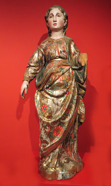 Santa Eulàlia. Taller de Domènec Rovira I. 1657-1678. Fusta daurada i policromada