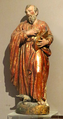 Sant Pau. Segle XVIII. Talla en fusta policromada