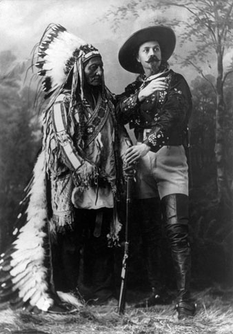 Sitting Bull i Buffalo Bill, 1885