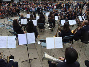 Fires de Sant Narcís 2023. Concert de Girona Banda Band i la mallorquina Filharmònica Porrerenca