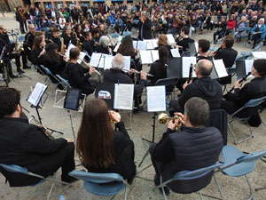 Fires de Sant Narcís 2023. Concert de Girona Banda Band i la mallorquina Filharmònica Porrerenca