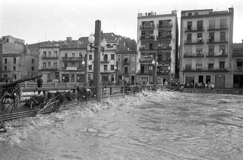 L'aiguat de l'any 1962. El pont de L'alferes Huarte