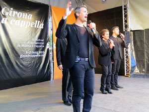 Festival A Capella 2015. B Vocal a la plaça de la Independència