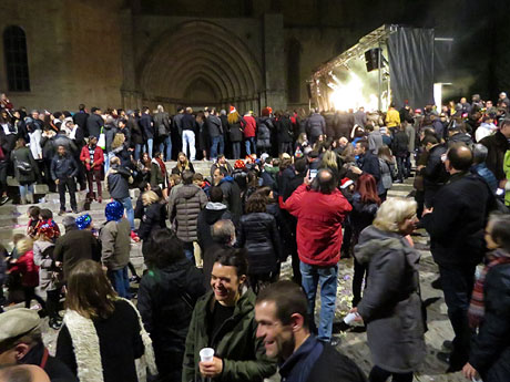 Festes de Nadal 2015. Campanades de Cap d'Any a la Catedral de Girona