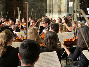 Concert de  l'orquestra Simfònica i Conjunt de Vent de l'Institut Guilford, de New Haven, Connecticut a la catedral de Girona