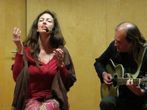 Actuació musical de Pili Cugat, La Jueva de Tortosa