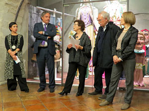 Inauguració de l'exposició homenatge a Antoni Varés al Celler del Museu d'Història de Girona 