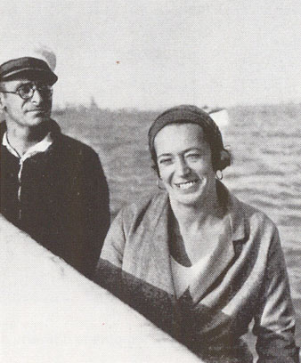 Aurora Bertrana i el seu marit Denys Choffat l'any 1934