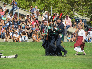 IX Festa Reviu els Setges Napole&ograve;nics de Girona. Recreaci&oacute; d'una batalla al parc de les Ribes del Ter