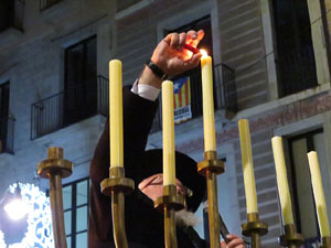Nadal 2016. Encesa de les llums de Hanukkà a la plaça del Vi