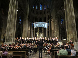 Concert de la Bristol University Chamber Choir and Orchestra a la Catedral