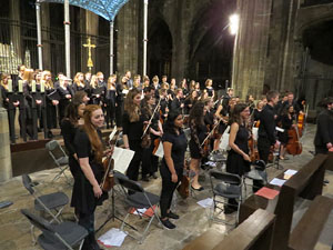 Concert de la Bristol University Chamber Choir and Orchestra a la Catedral
