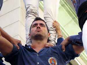 Fires 2017. La Diada Castellera a la pla&ccedil;a del Vi, amb els Marrecs de Salt, els Capgrossos de Matar&oacute; i els Minyons de Terrass