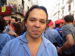 Fires 2017. La Diada Castellera a la pla&ccedil;a del Vi, amb els Marrecs de Salt, els Capgrossos de Matar&oacute; i els Minyons de Terrass