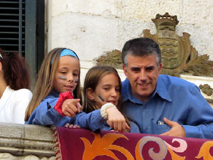 Fires 2017. La Diada Castellera a la pla&ccedil;a del Vi, amb els Marrecs de Salt, els Capgrossos de Matar&oacute; i els Minyons de Terrass