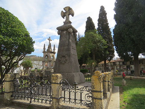 Vista del cementiri