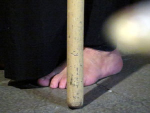 Setmana Santa 2018 a Girona. Process&oacute; del Sant Enterrament