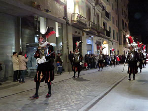 Setmana Santa 2018 a Girona. Process&oacute; del Sant Enterrament