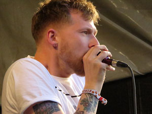 Festival A Capella 2018. Actuació de Beatbox Collective a la plaça de la Independència