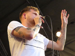 Festival A Capella 2018. Actuació de Beatbox Collective a la plaça de la Independència