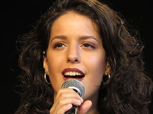 Festival A Capella 2018. Actuació del grup A Grup Vocal a la plaça de la Independència