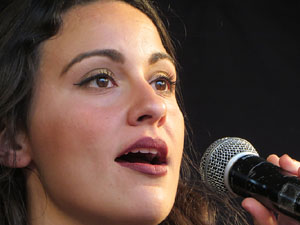 Festival A Capella 2018. Actuació del grup A Grup Vocal a la plaça de la Independència