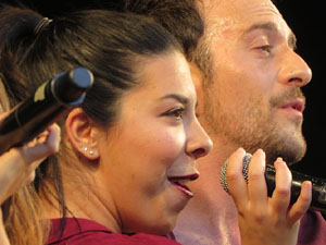 Festival A Capella 2018. Actuació del grup A Grup Vocal a la plaça de la Independència