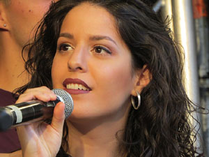 Festival A Capella 2018. Actuació del grup A Grup Vocal a la plaça de la Independència