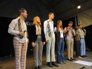 Festival A Capella 2018. Actuació de les Anxovetes & The Hanfris Quartet a la plaça de la Independència