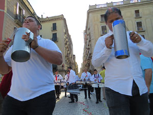 Cercavila de la Flama del Canigó 2018 fins la plaça del Vi
