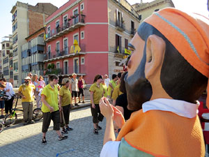 Cercavila de la Flama del Canigó 2018 fins la plaça del Vi