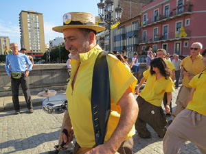 Cercavila de la Flama del Canigó 2018 fins la plaça del Vi
