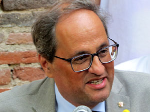 Inauguració de l'exposició '55 urnes per la Llibertat' a la Casa de la Catalanitat de Perpinyà