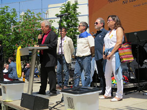 Inaguraci&oacute; oficial de la pla&ccedil;a de l'U d'octubre 2017 al barri del Mercadal