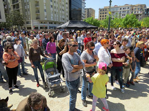 Inaguraci&oacute; oficial de la pla&ccedil;a de l'U d'octubre 2017 al barri del Mercadal