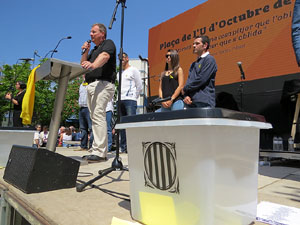 Inaguraci&oacute; oficial de la pla&ccedil;a de l'U d'octubre 2017 al barri del Mercadal