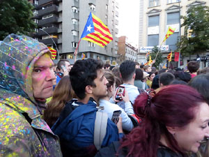 Concentraci&oacute; per l'1-O davant la subdelegaci&oacute; del Gobierno a Jaume I