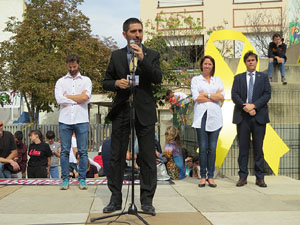 Commemoraci&oacute; de l'1-O a la pla&ccedil;a de l'U d'octubre de 2017