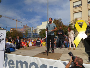 Commemoraci&oacute; de l'1-O a la pla&ccedil;a de l'U d'octubre de 2017