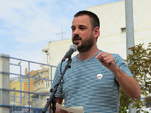 Commemoraci&oacute; de l'1-O a la pla&ccedil;a de l'U d'octubre de 2017
