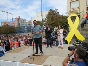 Commemoraci&oacute; de l'1-O a la pla&ccedil;a de l'U d'octubre de 2017